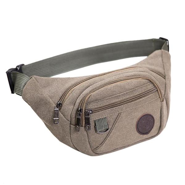 Praktiskt Midjeväska Khaki