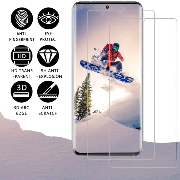 3-PACK Galaxy S23 Plus Skärmskydd Härdat glas Displayskydd Transparent