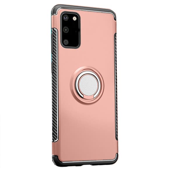 Professionellt Skal med Ringhållare - Samsung Galaxy S20 Svart