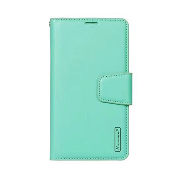 Samsung Galaxy A54 5G - Värillinen lompakkokotelo, 3-lokero Light green