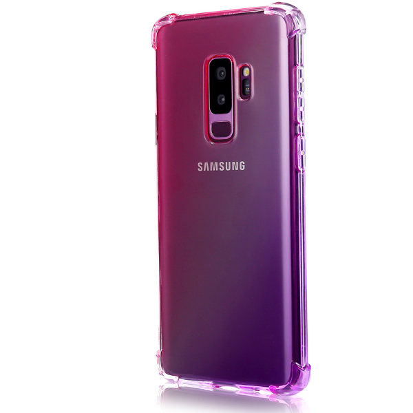 Samsung Galaxy S9 - Floveme's Skyddande Silikonskal Svart/Guld