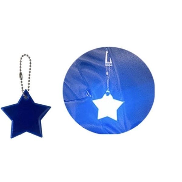 Højkvalitets Star Reflex Ball Chain Ljusblå