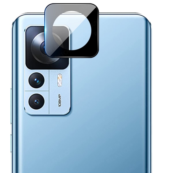 2-PACK Xiaomi 12T Pro 2.5D kamera linsecover HD 0.2mm Transparent