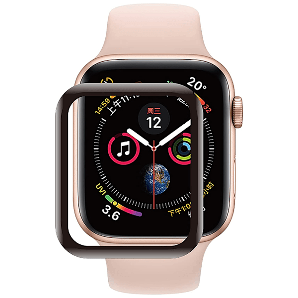 (2-PACK) Skärmskydd 3D Full-Glue Apple Watch Series 7/8 41/45mm Transparent 41mm