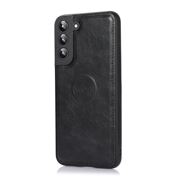 Samsung Galaxy S22 Lyxigt Plånboksfodral med Magnetlås Röd