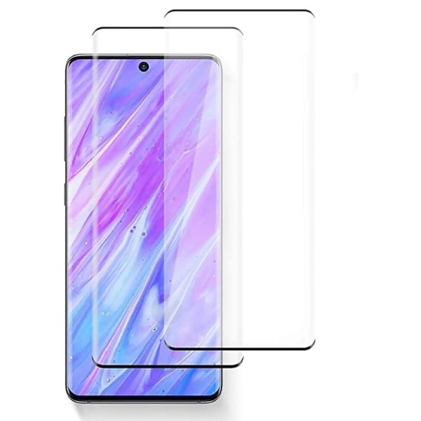 3-PACK Galaxy Note 20 Ultra skærmbeskytter 3D 0,3 mm Transparent/Genomskinlig