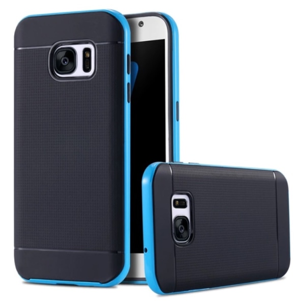 Stødabsorberende cover til Samsung Galaxy S7 Edge (NANO-HYBRID) Blå