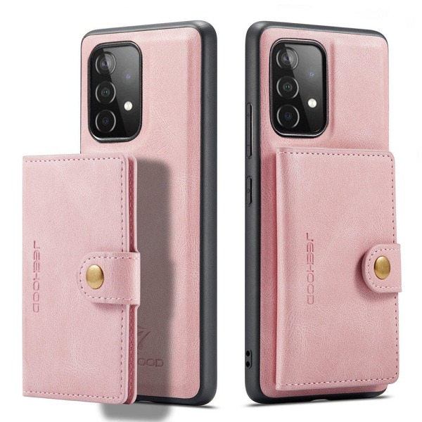 Gennemtænkt cover med kortrum - Samsung Galaxy A52 Roséguld