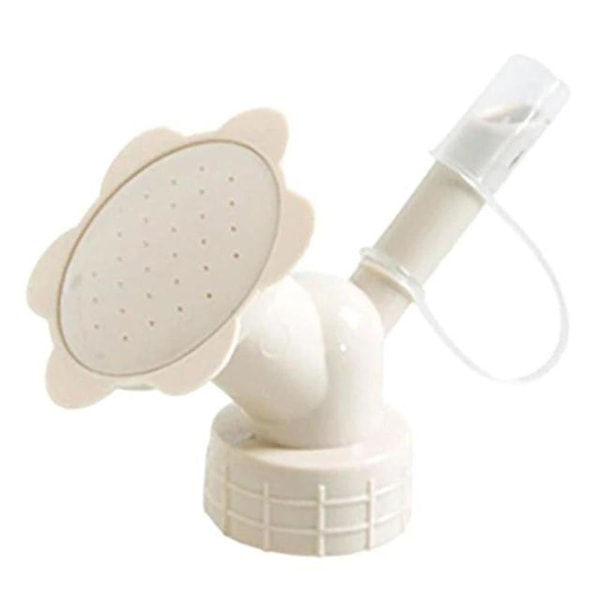 Effektfull 2-1 Vattenspridare Munstycke för Plastflaskor Beige