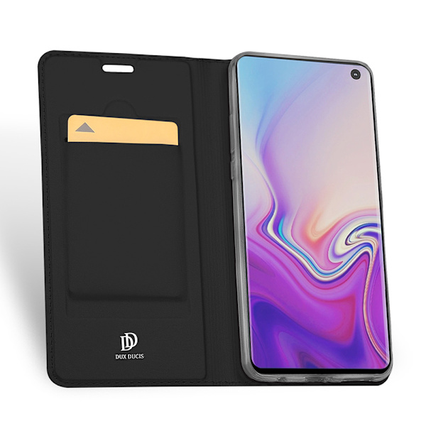 Stilrent Fodral med Kortfack DUX DUCIS - Samsung Galaxy S10e Guld