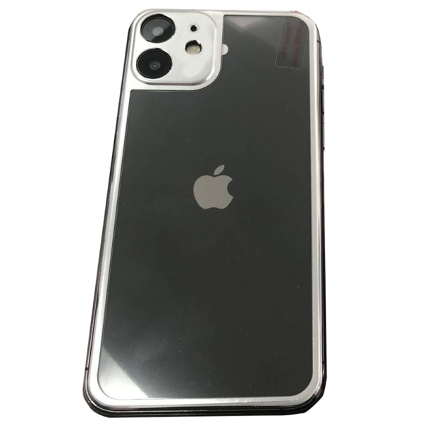 ProGuard Aluminium Back Screen Protector iPhone 11 + Titanium legering Silver