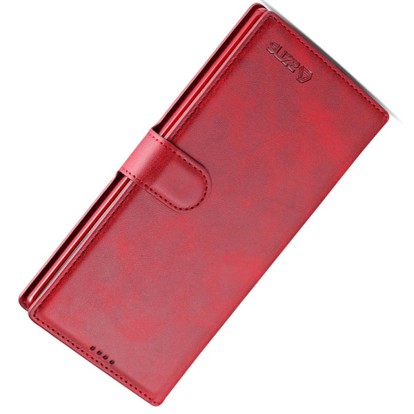 Robust Azns Wallet Cover - Samsung Galaxy Note10 Plus Röd