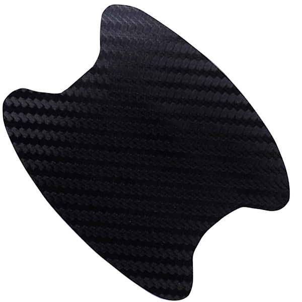 Karbonfiber Skydd 4-Pack Dörrhandtags Fördjupning Silver