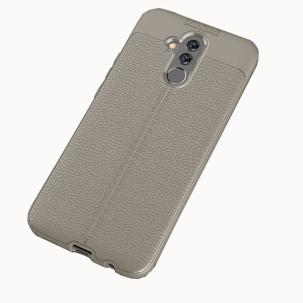 Stilsäkert Silikonskal Från Auto Focus - Huawei Mate 20 Lite Marinblå Marinblå