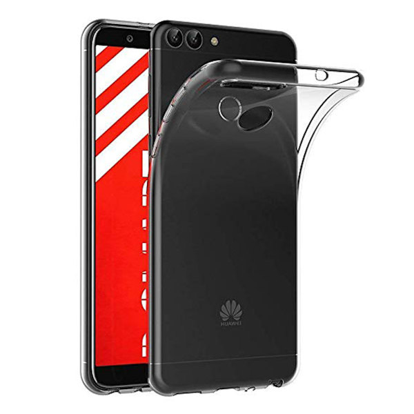 Kraftfullt Silikonskal - Huawei P Smart 2018 Transparent/Genomskinlig