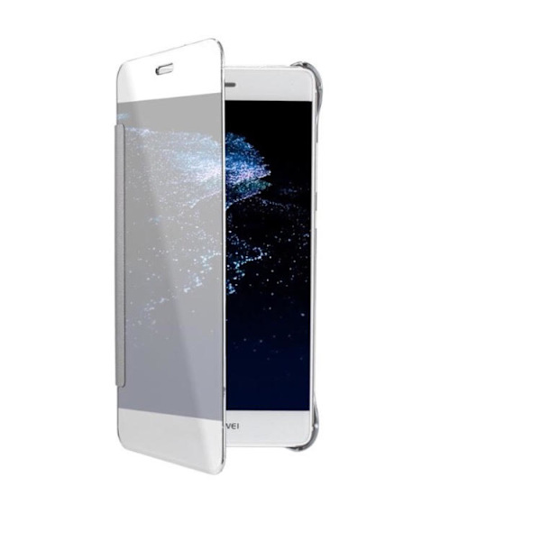 Huawei P8 Lite - FLOVEMES Clear-View Fodral Guld