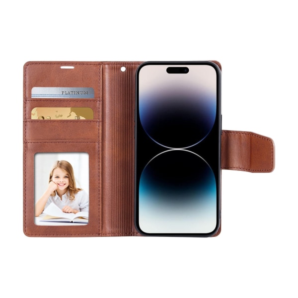 Stilrent Praktiskt 2-1 Plånboksfodral - iPhone 14 Pro Blå
