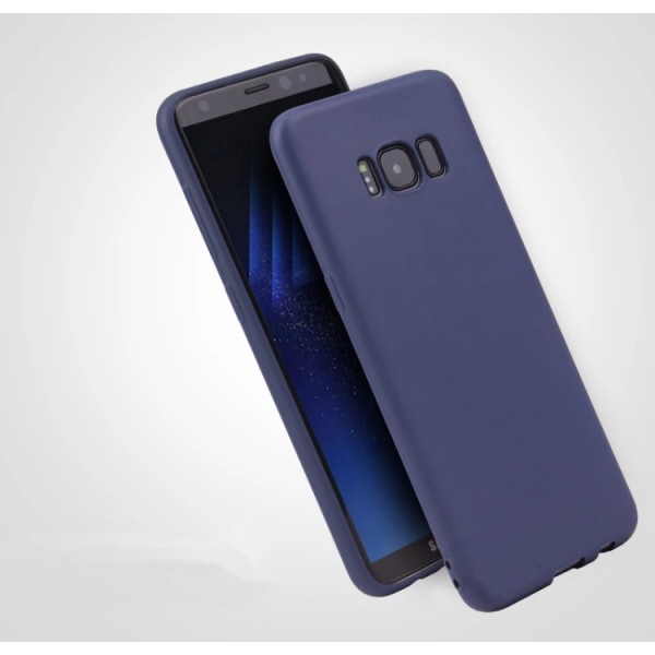 Tyylikäs mattapintainen silikonikuori Samsung Galaxy S6:lle (LEMAN) Ljusblå
