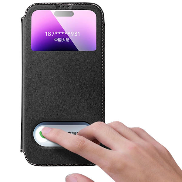 iPhone 15 Pro Max skal  Premiumskydd med full åtkomst Blå