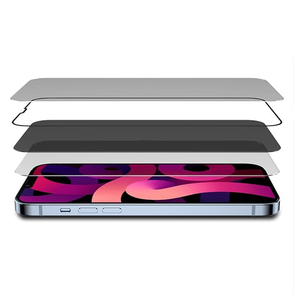 2-PACK Sekretess Skärmskydd iPhone 14 Pro Privacy Transparent
