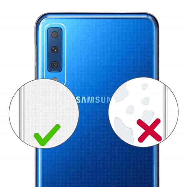 Samsung Galaxy A7 2018 - Floveme Silikonskal (RUFF-GRIP) Transparent