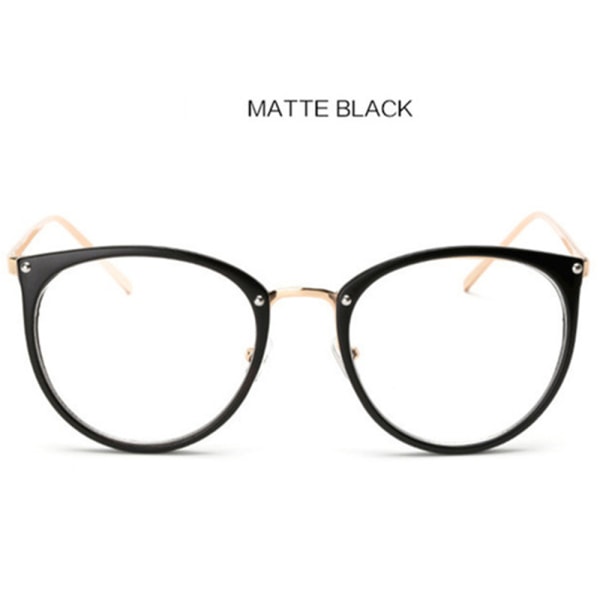 Stilfulde og komfortable damebriller (uden styrke) Matte Svart