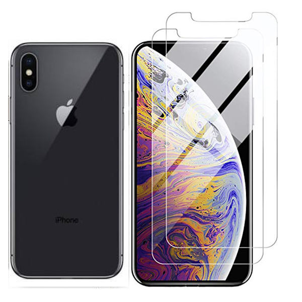 iPhone X/XS Skärmskydd Standard 9H Screen-Fit HD-Clear