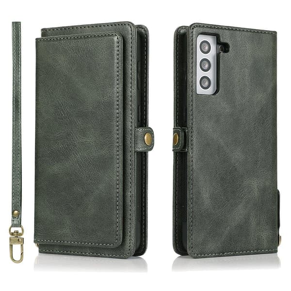 Tankevækkende 2-1 Wallet Case - Samsung Galaxy S21 Roséguld