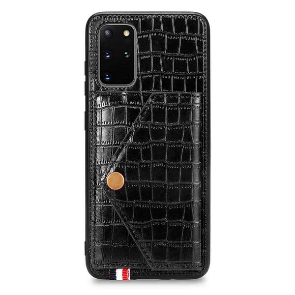 Samsung Galaxy S20 Plus - Skal med Korthållare Brun