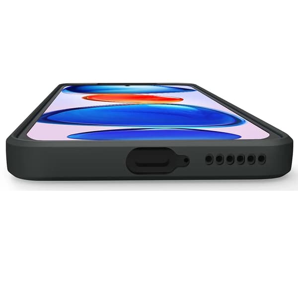 Redmi Note 11 Pro 5G - Stilrent Skyddsskal i Matt Silikon Svart