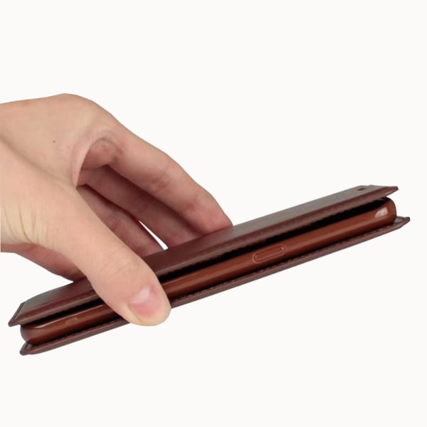 Elegant lommebokdeksel til Galaxy Note 9 Rosaröd