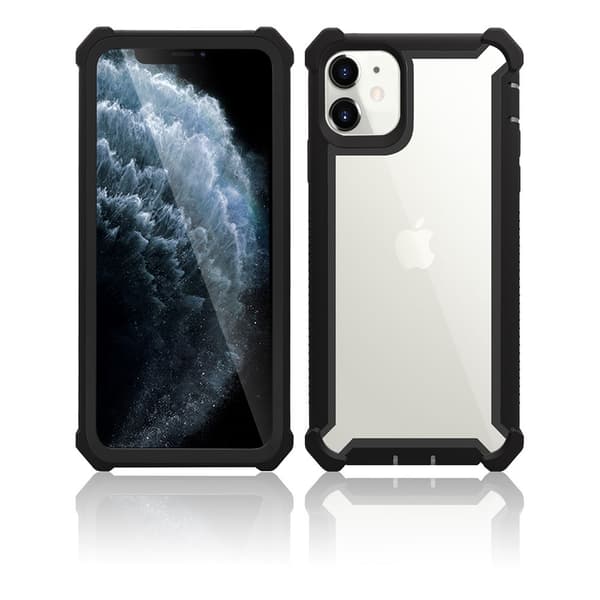 Stötdämpande Skal - iPhone 11 Svart/Rosé