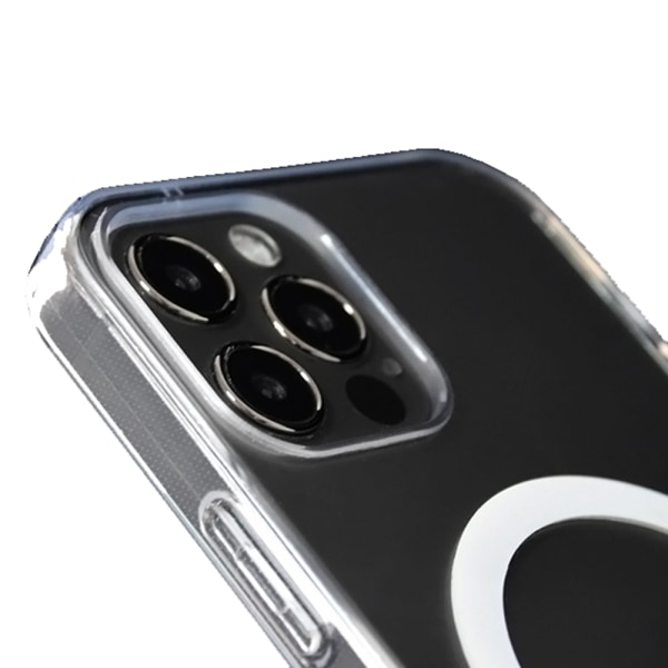 Magneettinen suojakuori - iPhone 12 Pro Genomskinlig