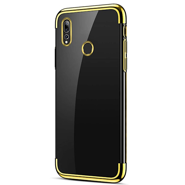 Huawei P Smart Z - Elegant Floveme Silikonskal Guld