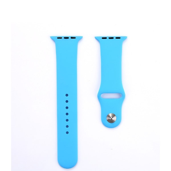 Apple Watch 45mm - Exklusiva Silikonarmband Hög Kvalité Soft Lila L