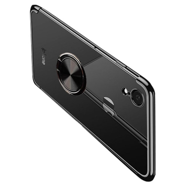 iPhone XR - Skal med Ringhållare Silver