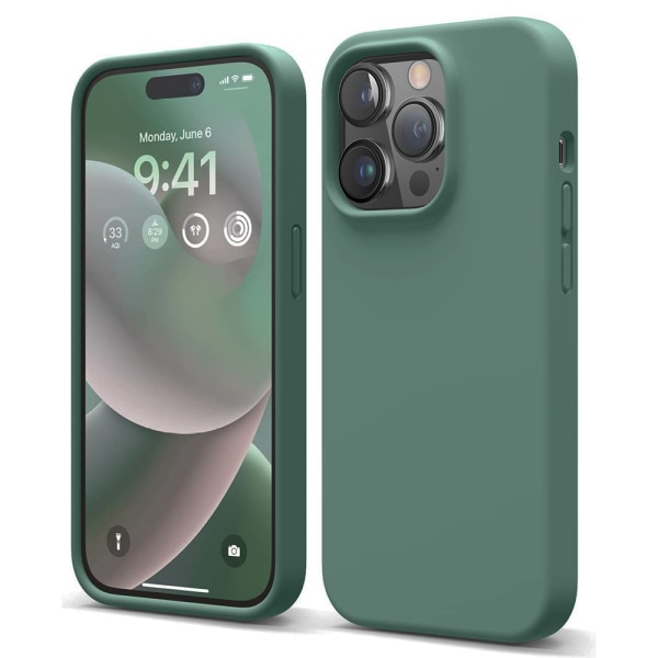 Stilrent & Effektivt Skyddsskal - iPhone 14 Pro Grön