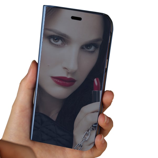 iPhone XR - Genomt�nkt Elegant Leman Fodral Lila