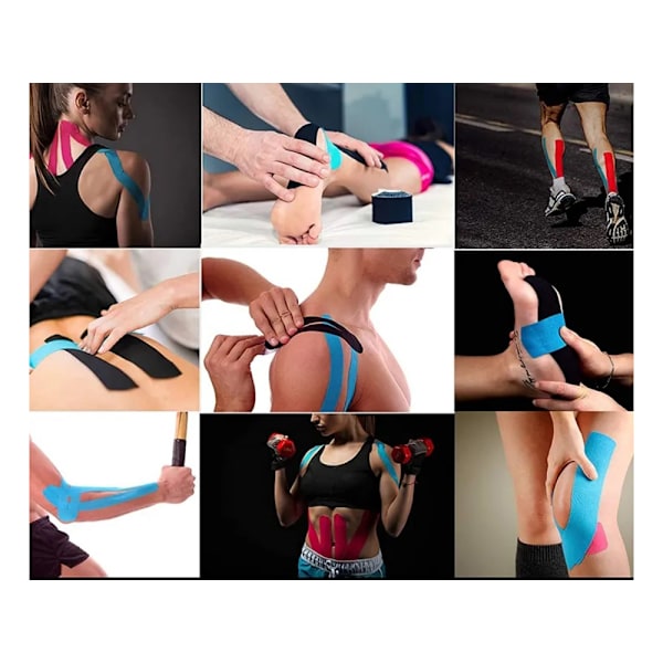 KINESIOTAPING TAPE  pålitlig muskel- & ledtejp Blå