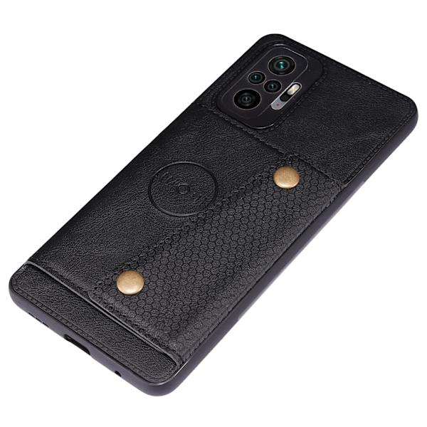 Stilsäkert Skal Kortfack - Xiaomi Redmi Note 10 Pro Grå
