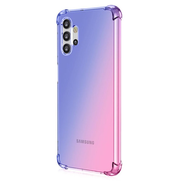 Stilfuldt stødsikkert cover - Samsung Galaxy A32 Blå/Rosa
