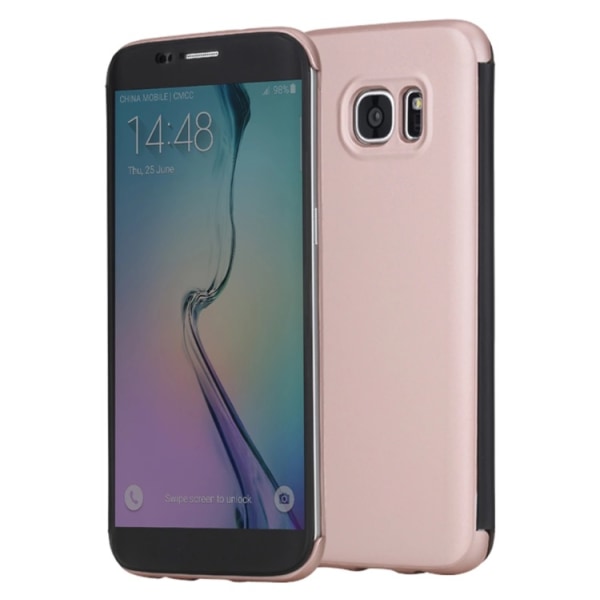 Galaxy S8 - ROCK Stilrent Transparent fodral (ORIGINAL) Guld