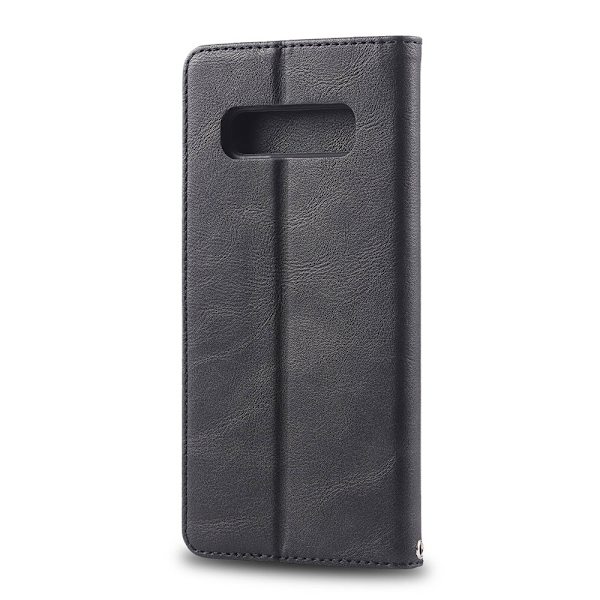 Samsung Galaxy S10 - Stilsäkert Smart Plånboksfodral Ljusbrun