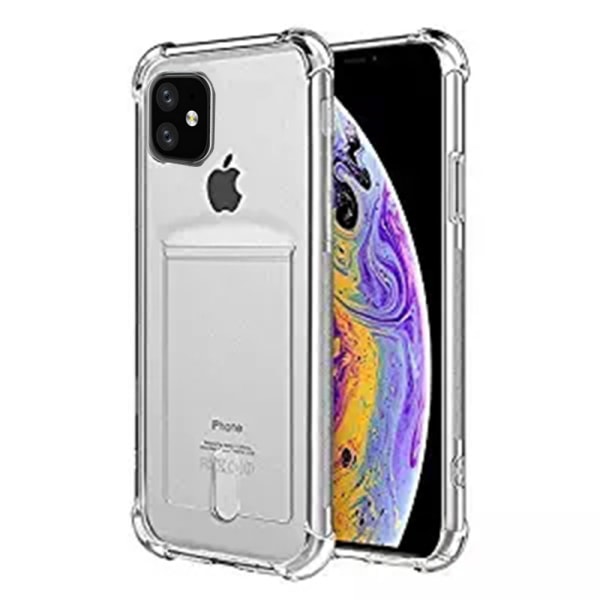 Robust Genomtänkt Silikonskal - iPhone 11 Pro Transparent/Genomskinlig