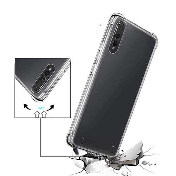 Smart Silikone Cover (tyk kant) - Huawei P30 Transparent