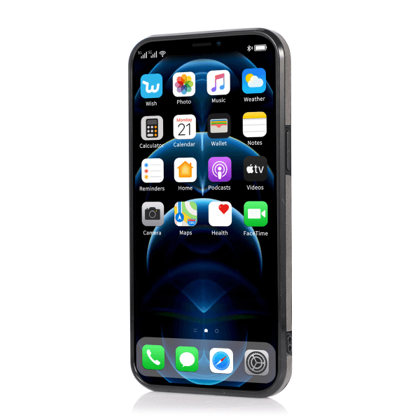 Beskyttende fleksibelt cover med kortrum - iPhone 14 Pro Max Grå