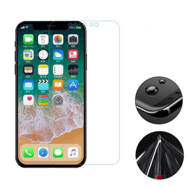 Näytönsuoja iPhone X:lle (MyGuard) 3D/HD-Clear (3-PACK) Genomskinlig