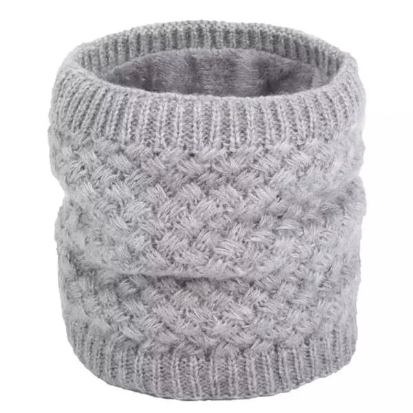 Ringhalsduk Fleece  Varm & Bekväm, Perfekt för Vind Svart