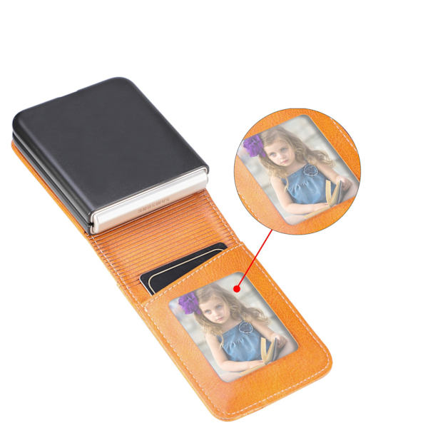 Smidigt Skal med Korthållare - Samsung Galaxy Z Flip 3 Roséguld