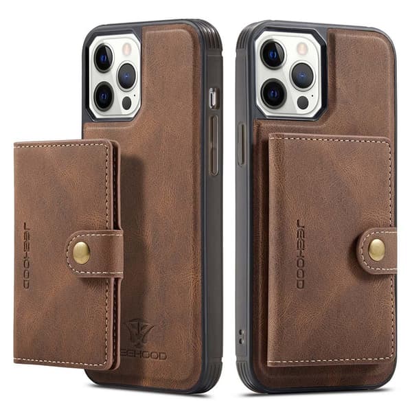Praktiskt Skal med Korthållare - iPhone 12 Pro Svart